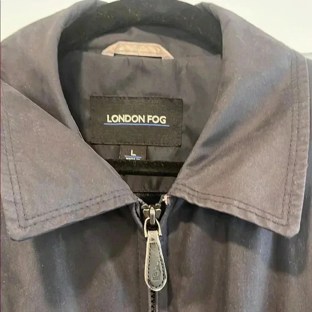 London Fog Men's Black Windbreaker Jacket - Picture 5 of 7